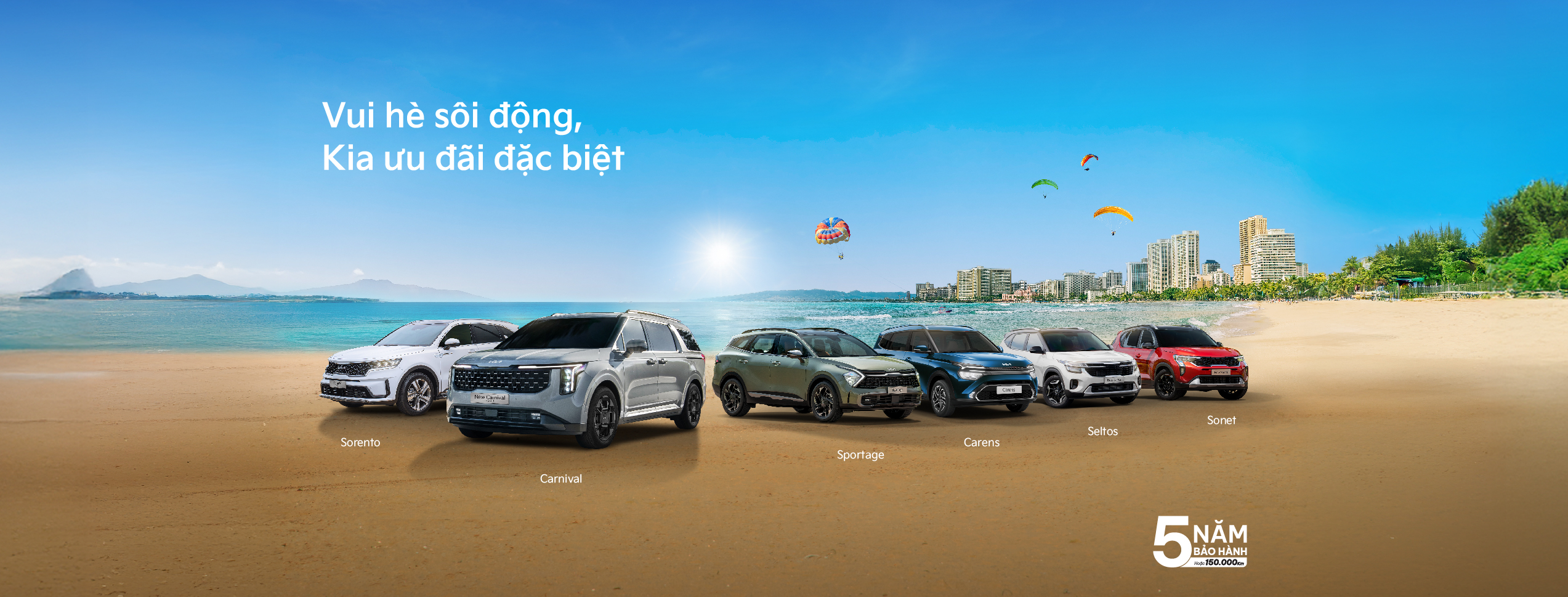 Bộ 3 SUV đô thị - New Seltos, New Sonet và Carens
