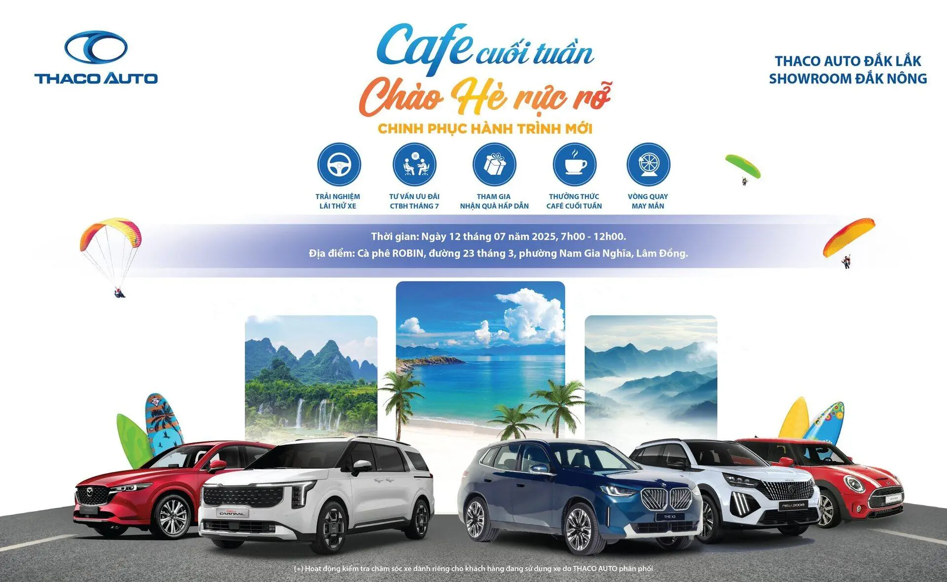CÀ PHÊ CUỐI TUẦN CÙNG THACO AUTO Đắk Lắk - Showroom Đắk Nông
